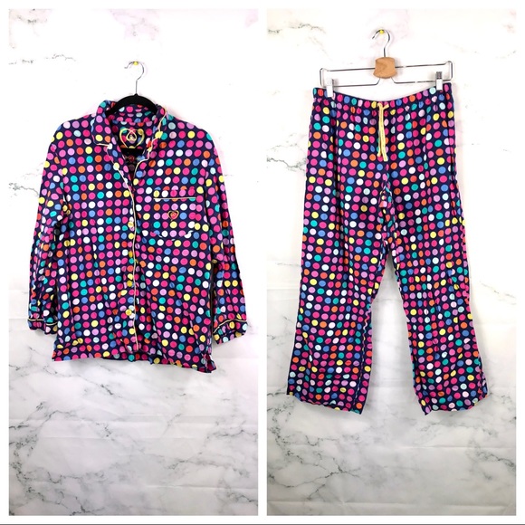 Victoria's Secret Accessories - VICTORIAS SECRET Colorful Polka Dot Pajama Set